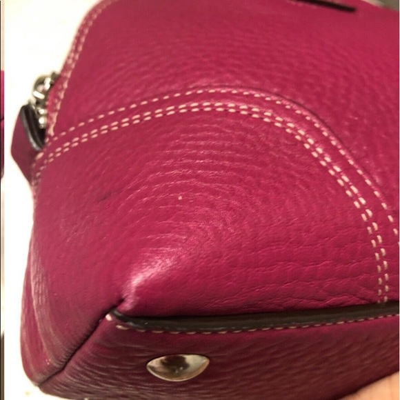 COACH HAMPTONS DOME BARBIE PINK LEATHER HANDBAG PURSE BAG K0993-F13963 - Picture 10 of 17